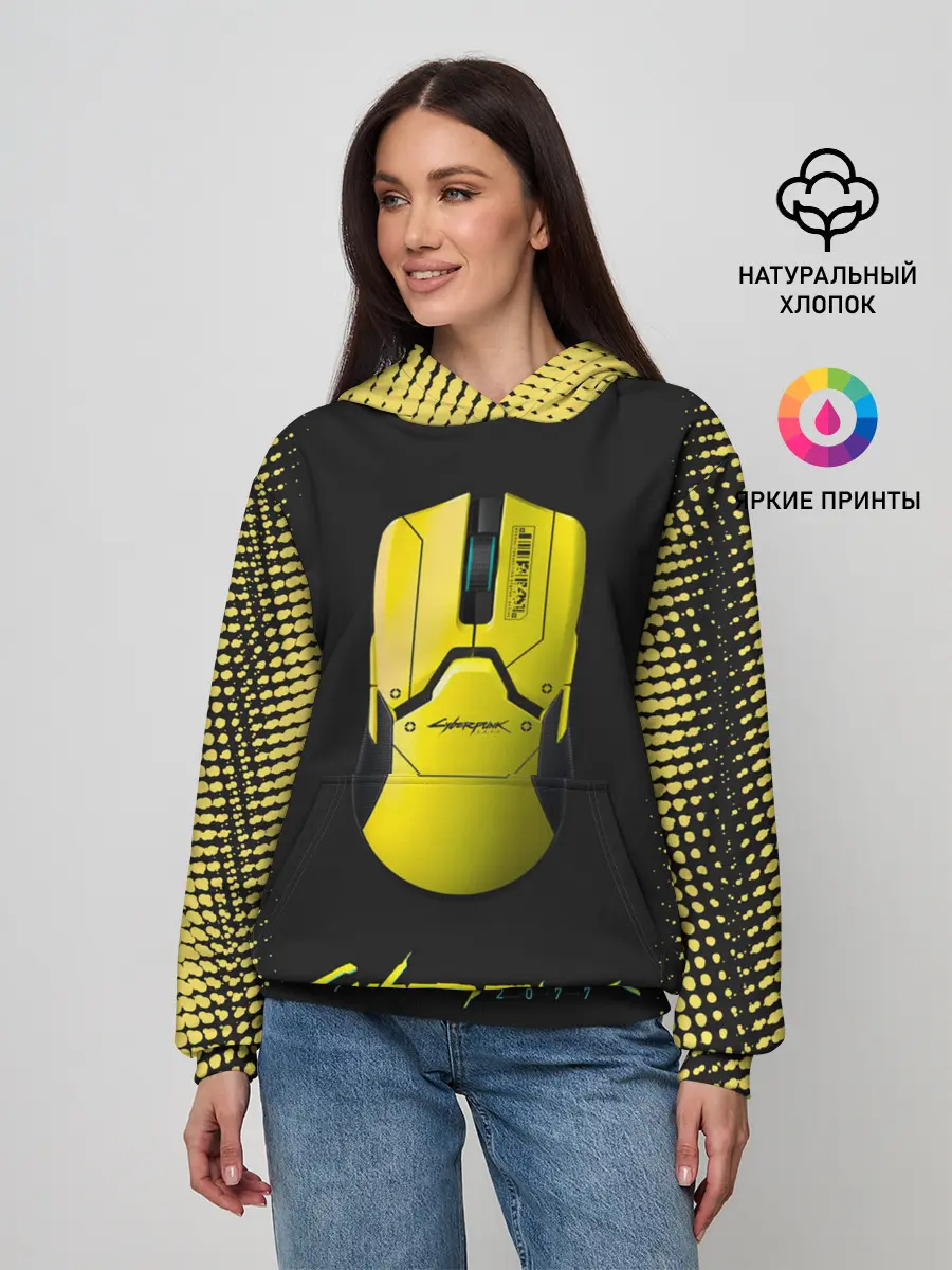 Женское худи / cyberpunk 2077