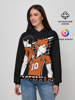 Женское худи / Haikyuu Hinata Kageyama