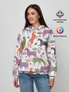 Женское худи / лошадки
