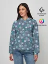 Женское худи / Снежинки