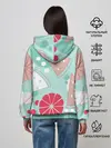 Женское худи / Арбузно-цитрусовый узор