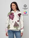 Женское худи / Виноград и винишко