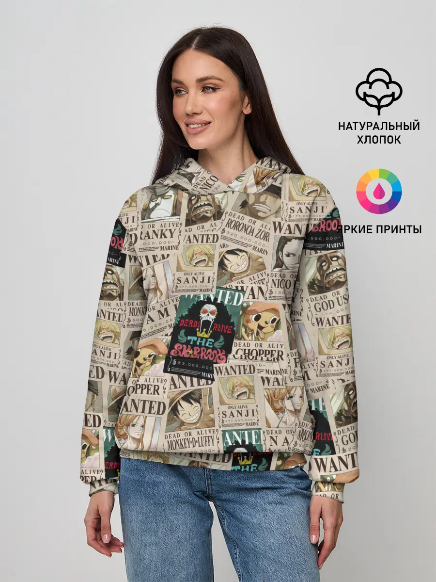 Женское худи / Ван пис