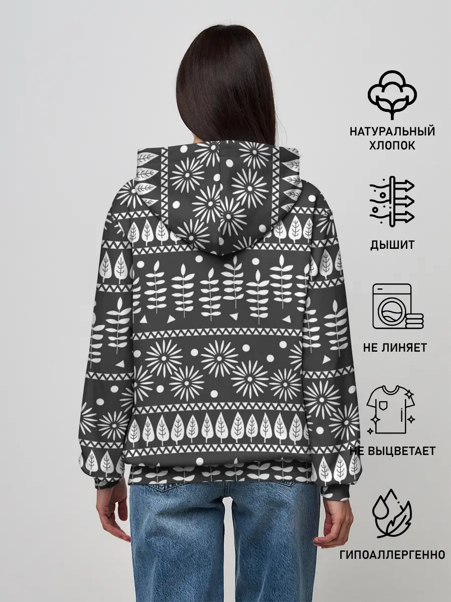 Женское худи / Этнические узоры