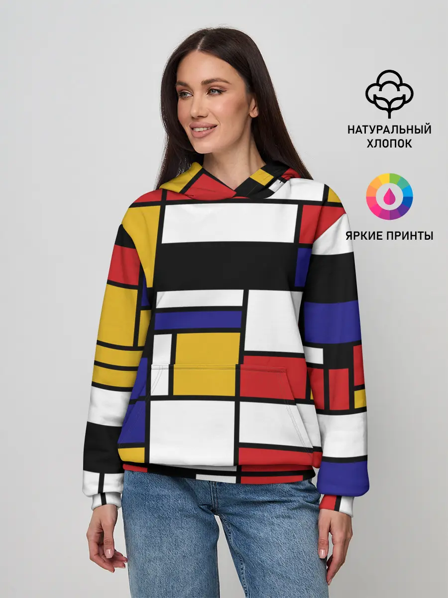 Женское худи / Color blocking