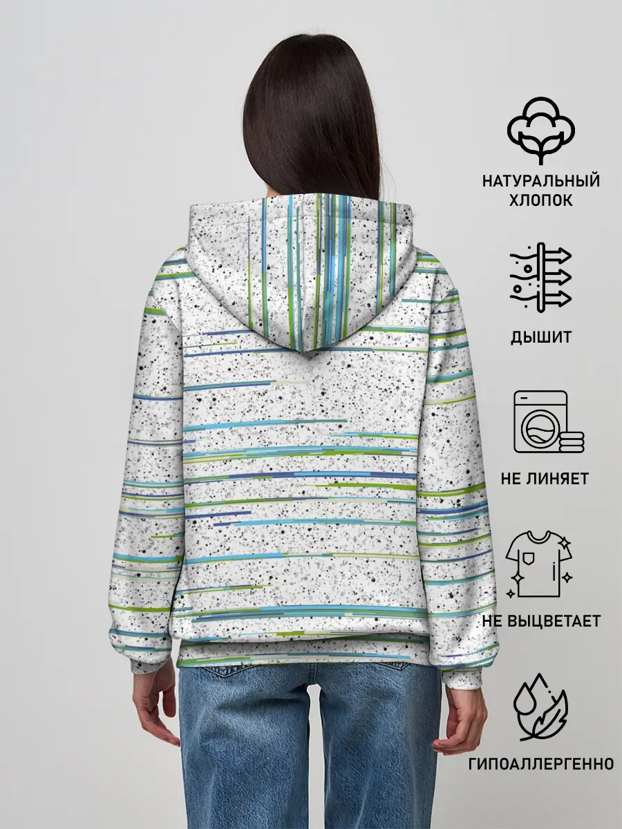 Женское худи / Абстракция