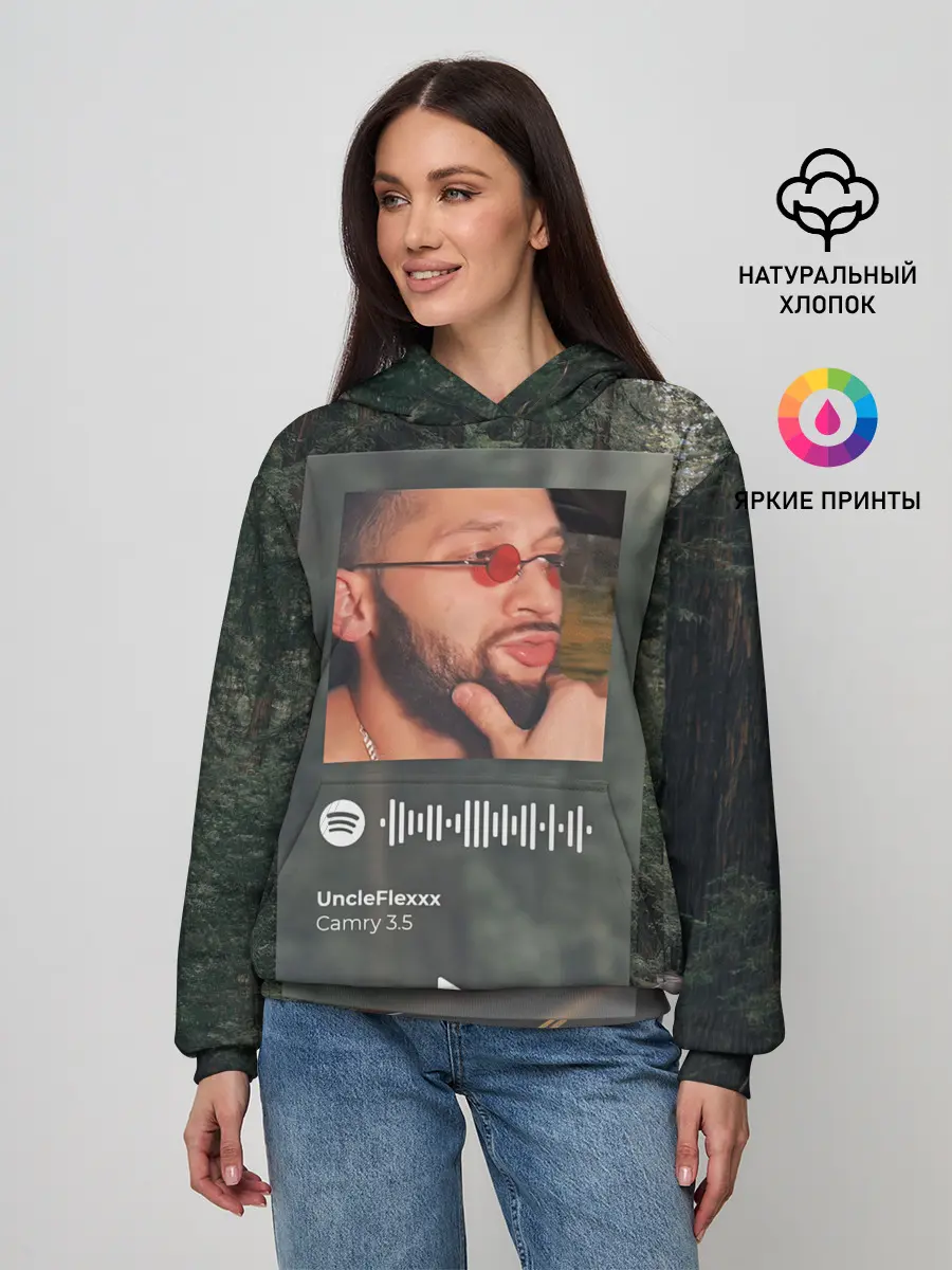 Женское худи / Camry 3.5 / Spotify - QR