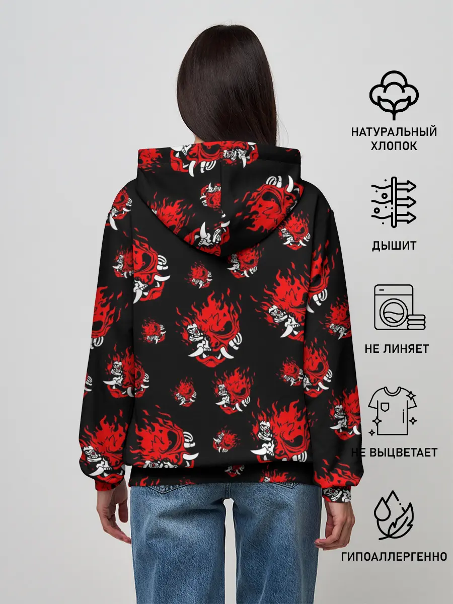 Женское худи / SAMURAI 2077 PATTERN