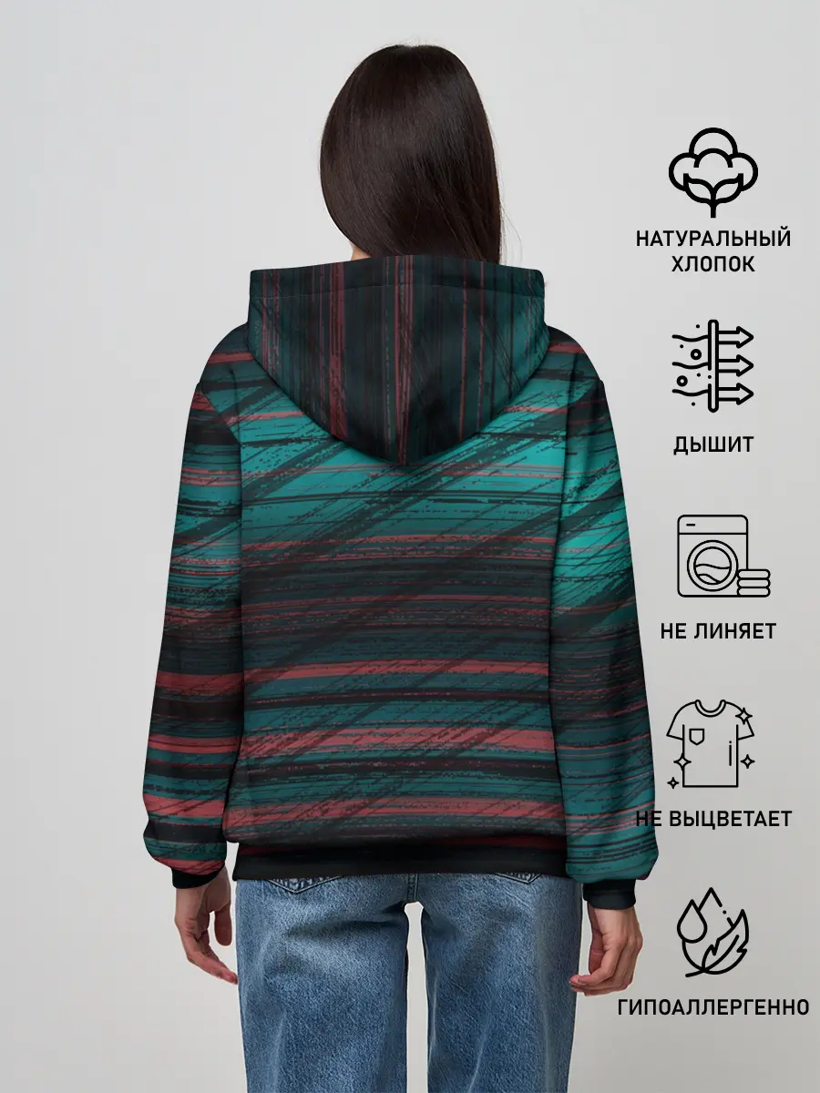 Женское худи / Zero Two Glitch