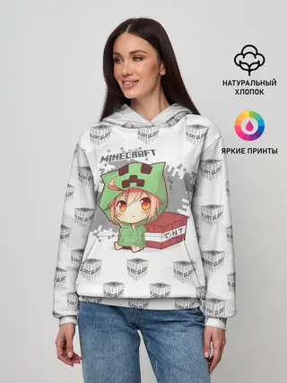 Женское худи / Minecraft