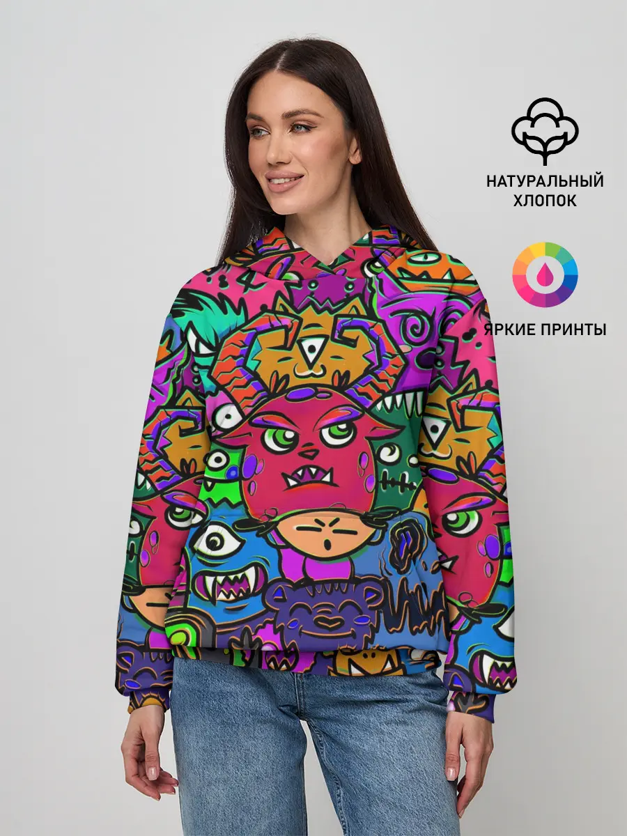 Женское худи / Happy