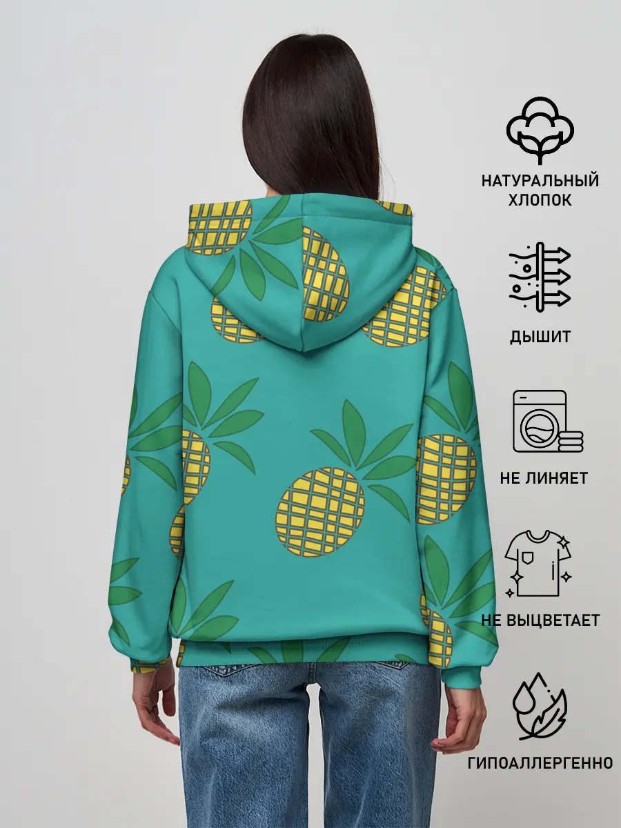 Женское худи / Ананасы