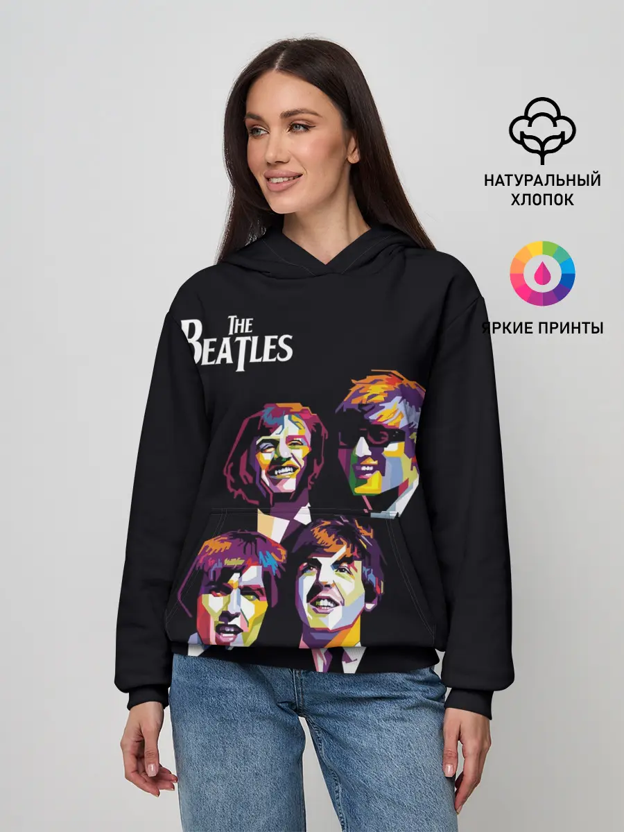 Женское худи / The Beatles