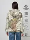 Женское худи / ВИНТАЖНАЯ КАРТА