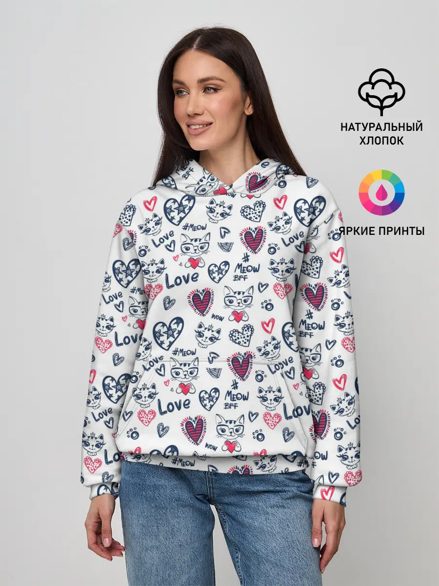 Женское худи / Love