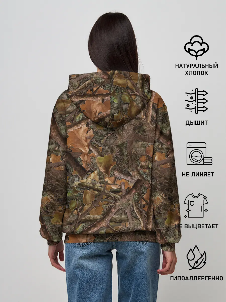 Женское худи / Охотничий камуфляж