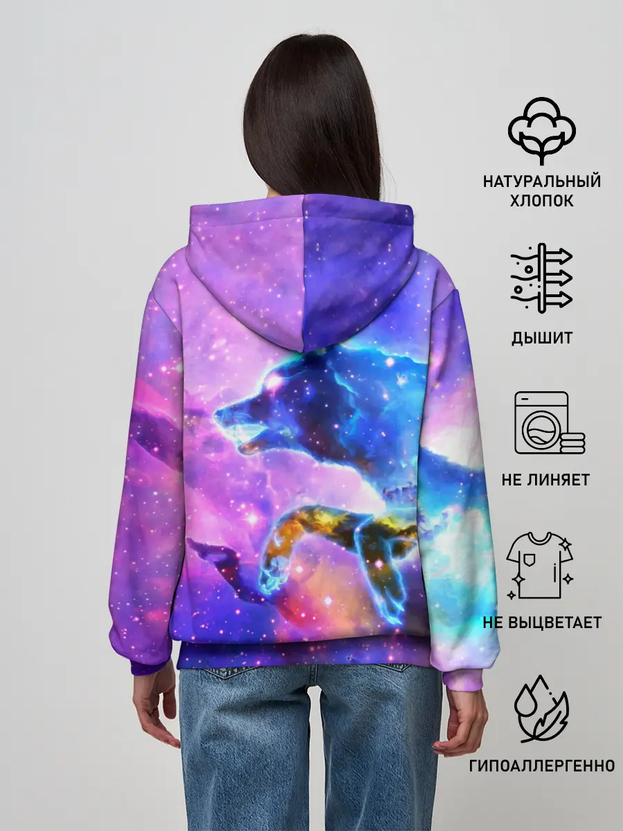 Женское худи / Волки