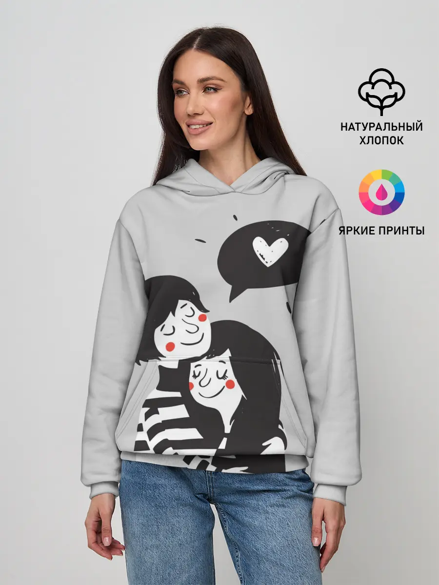 Женское худи / Любовь