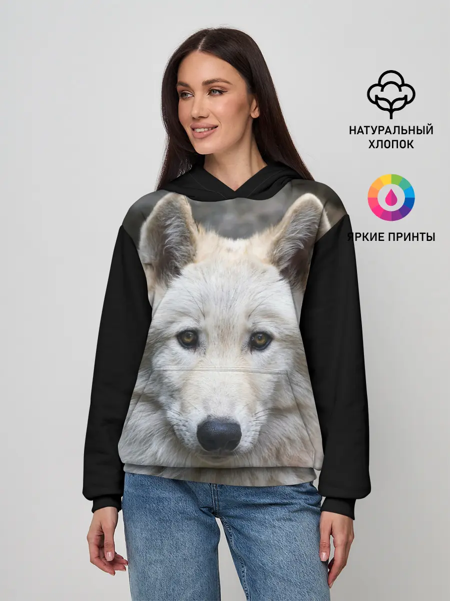 Женское худи / Волк