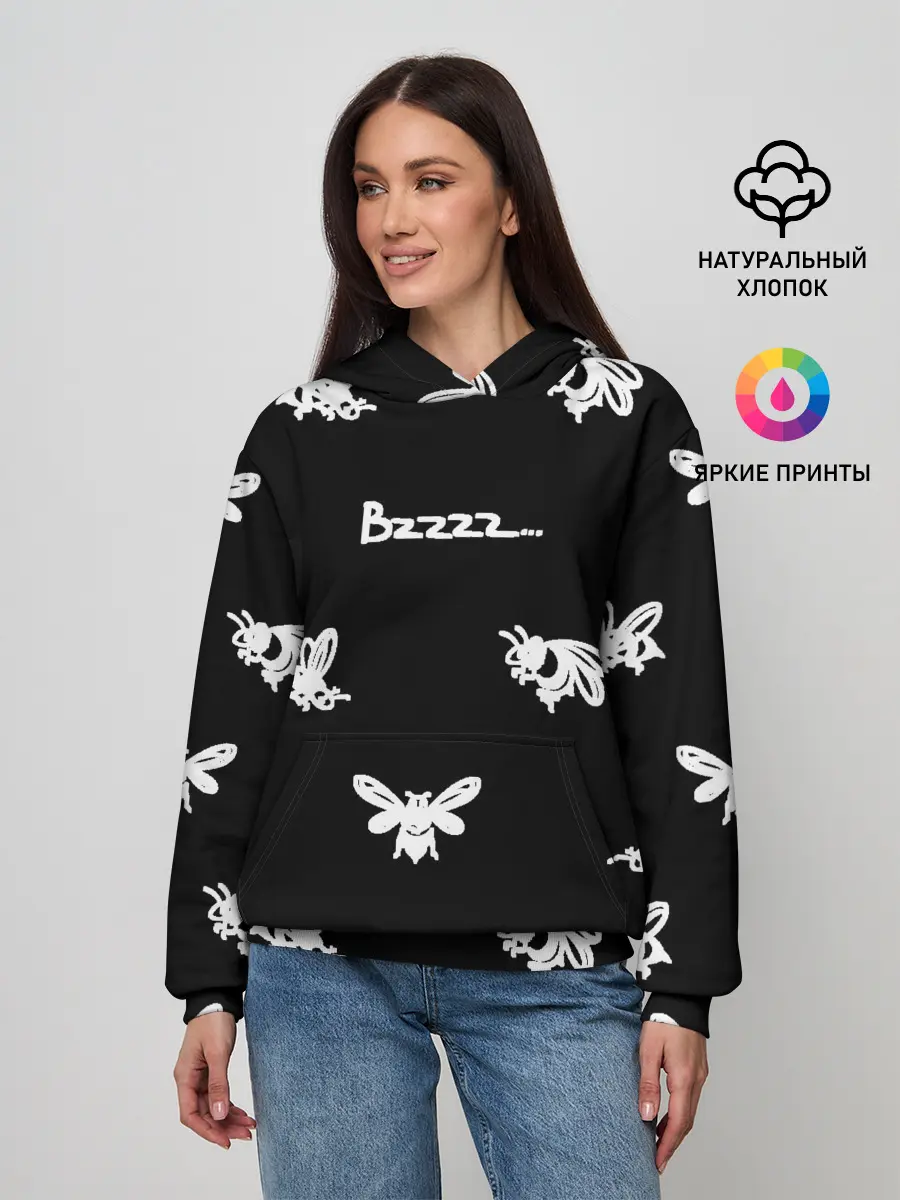 Женское худи / Пчёлки