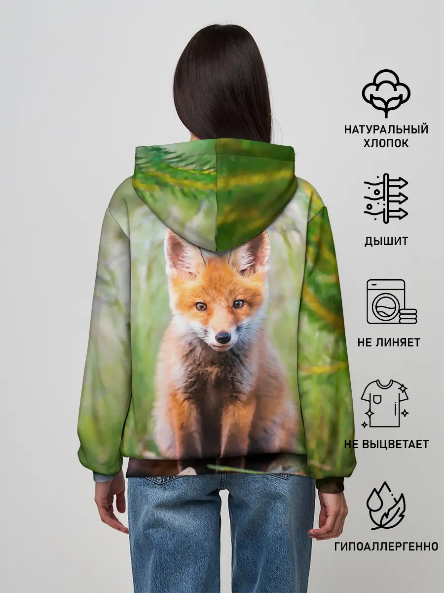 Женское худи / Лисичка