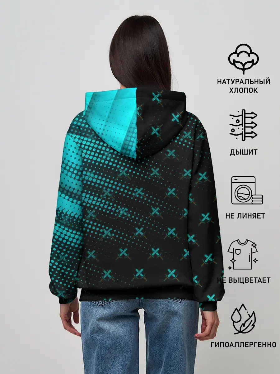 Женское худи / Minecraft