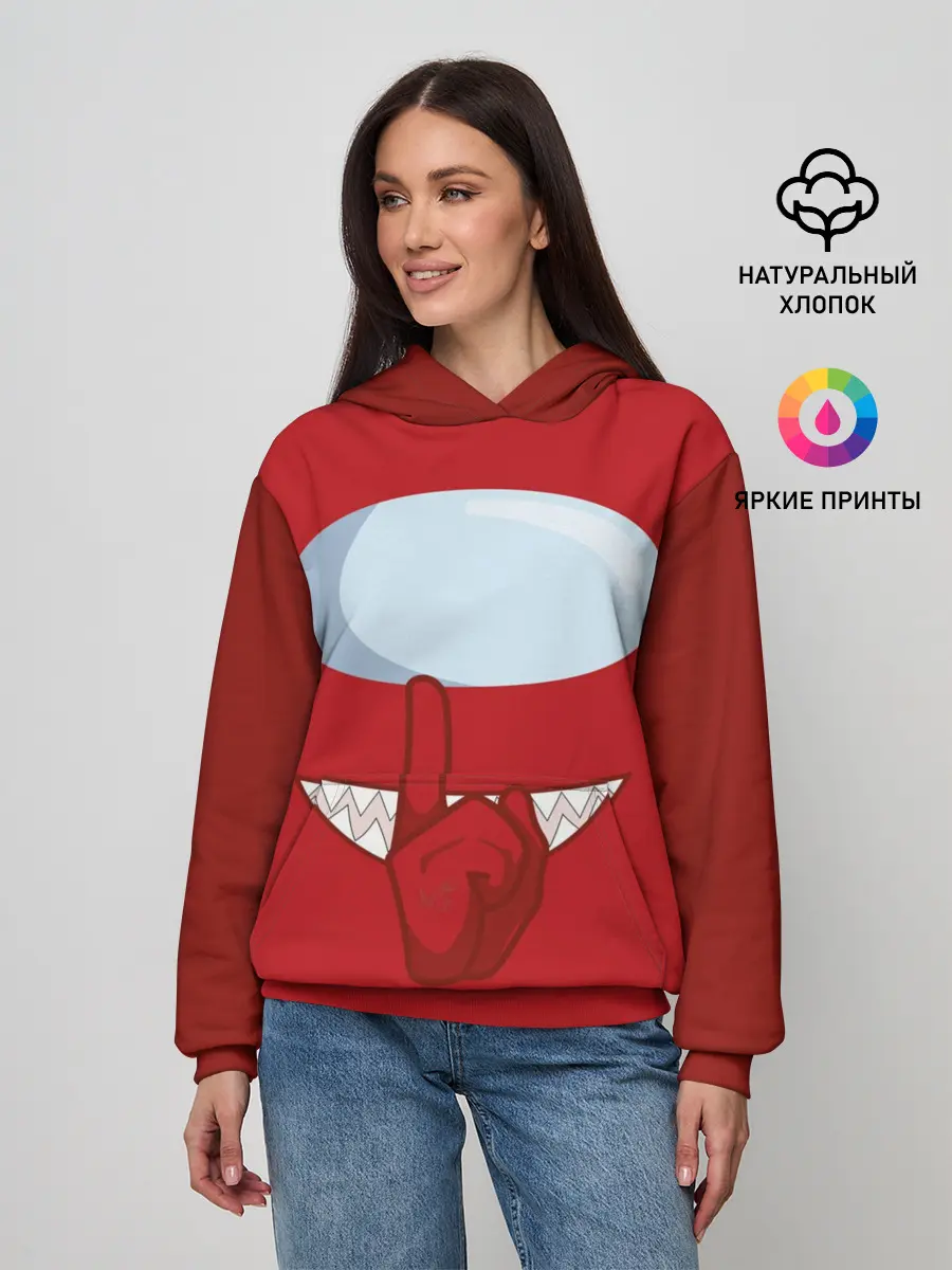 Женское худи / AMONG US | RED IMPOSTOR