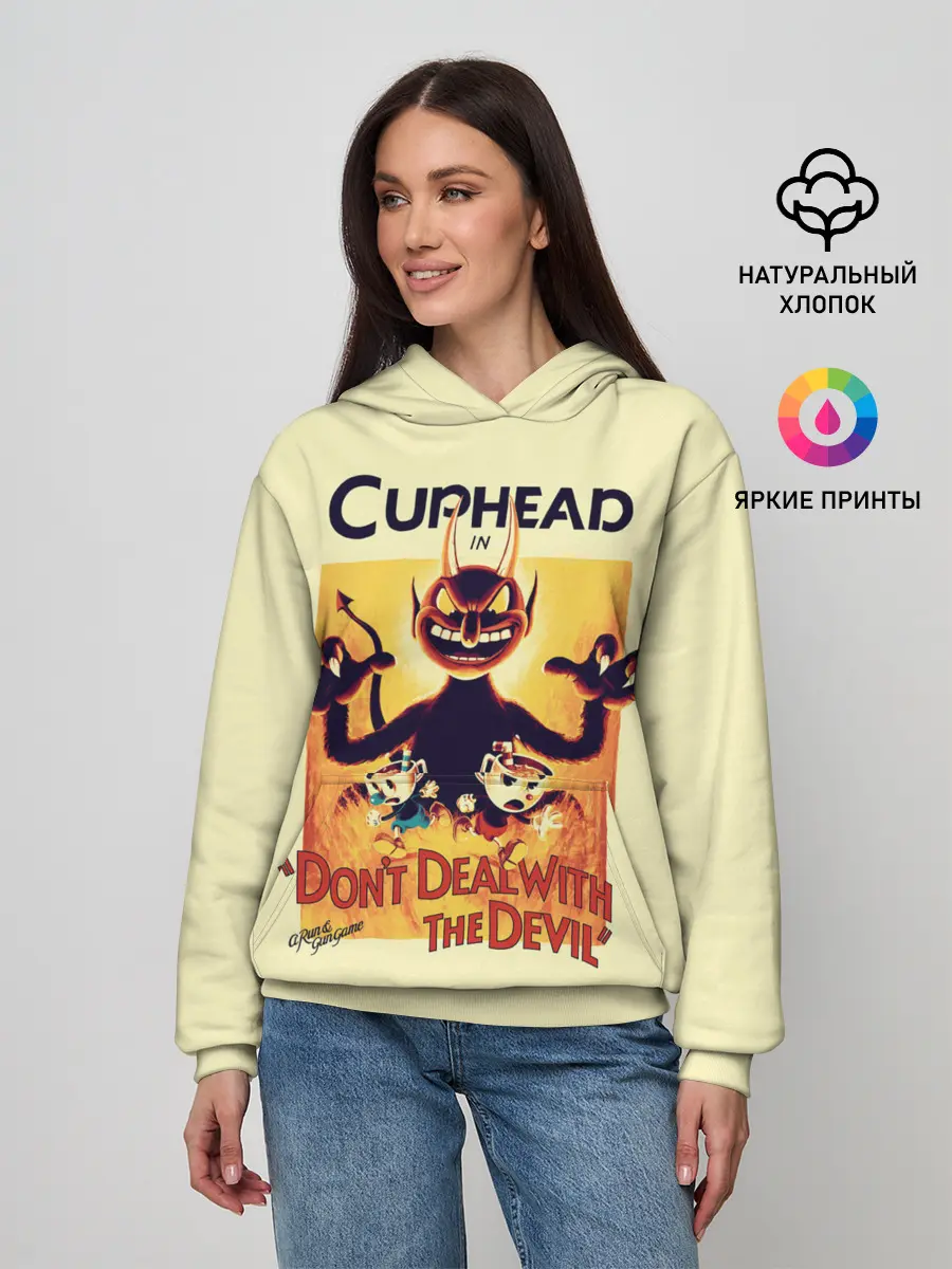 Женское худи / Cuphead