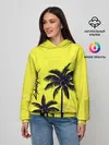 Женское худи / Cyberpunk 2077 - Пальмы