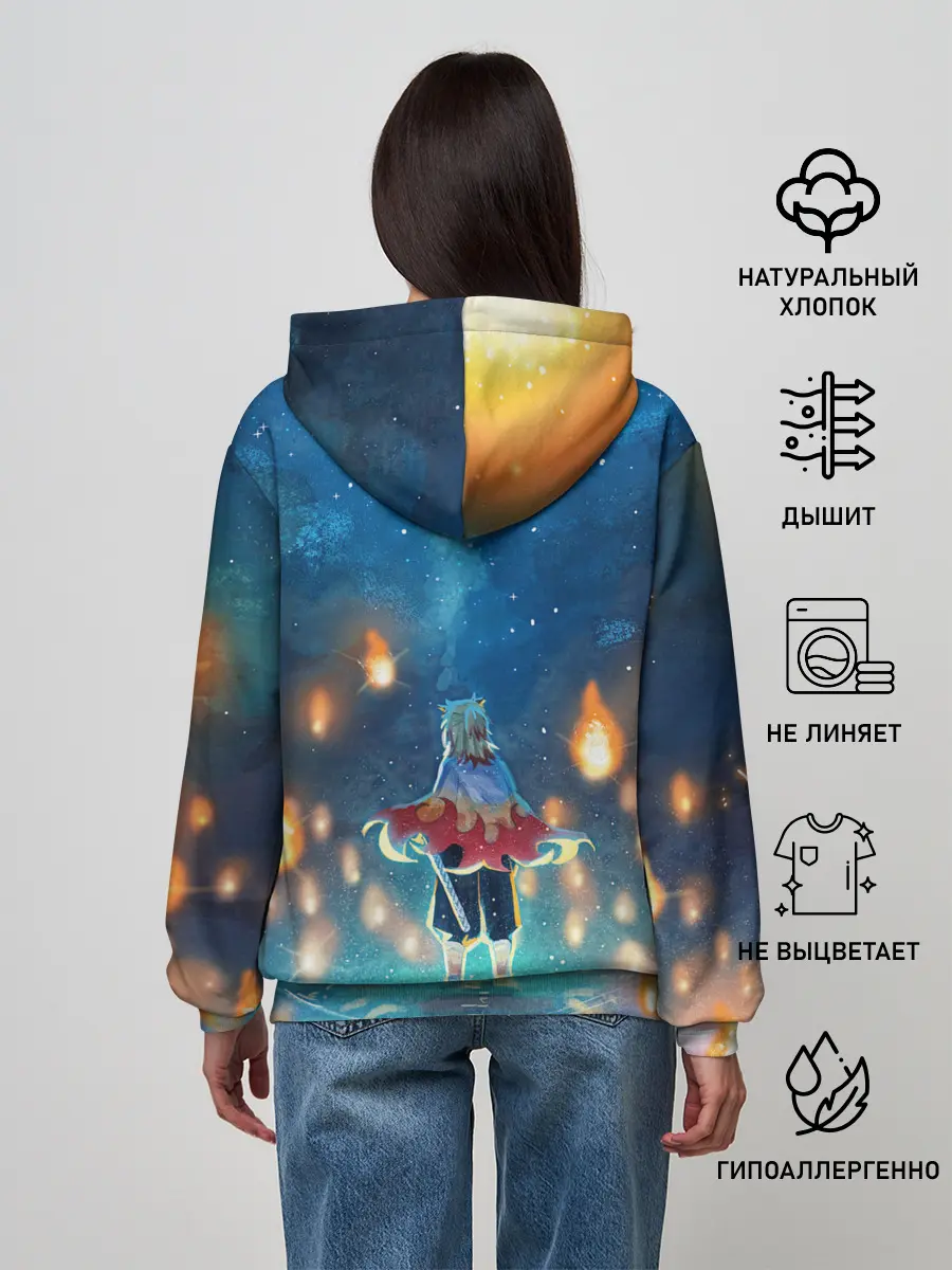 Женское худи / Ренгоку Кёджуро Клинок демонов