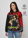 Женское худи / CyberPunk 2077 | SAMURAI KEANU