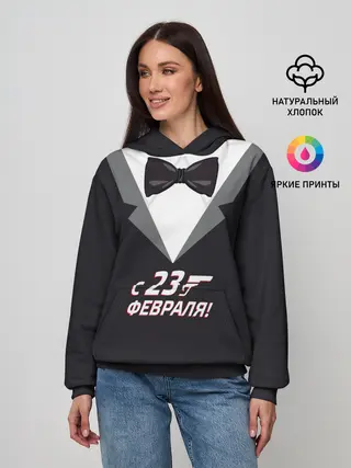 Женское худи / агент 007