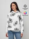 Женское худи / глаза