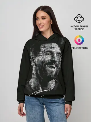 Женское худи / Лионель месси с автографом