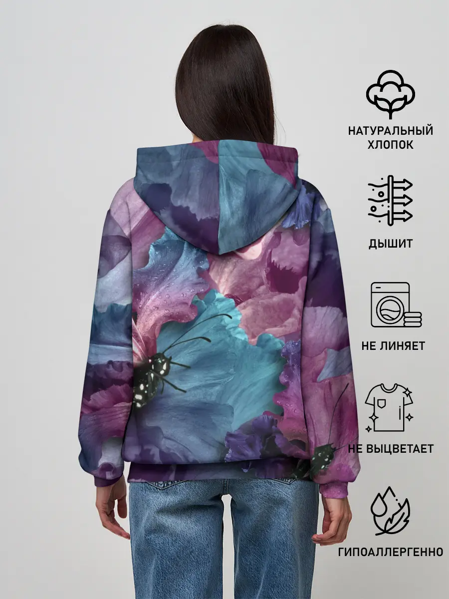 Женское худи / Цветы