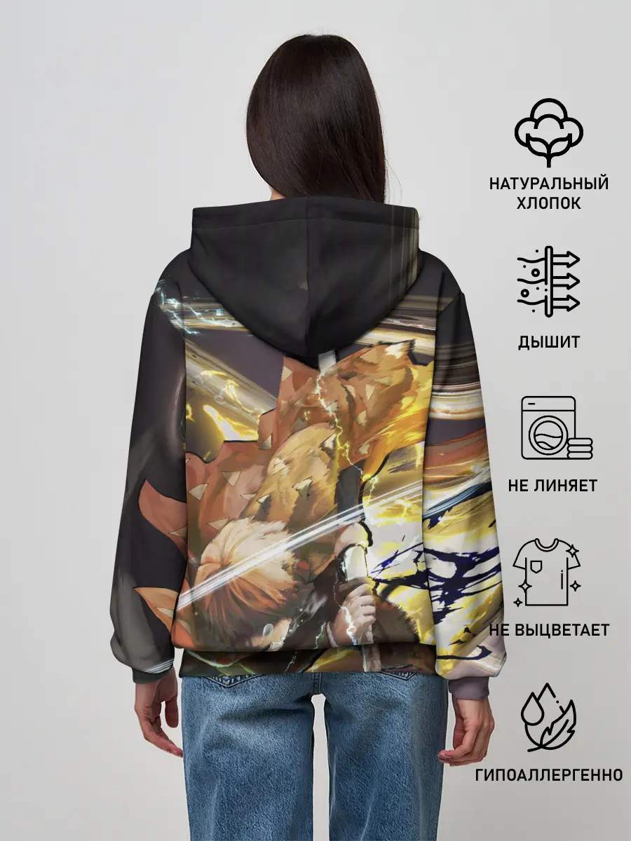 Женское худи / Зиницу Агацума Клинок демонов