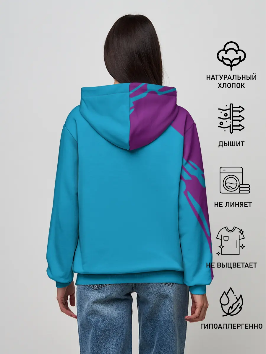 Женское худи / Гинтоки кот