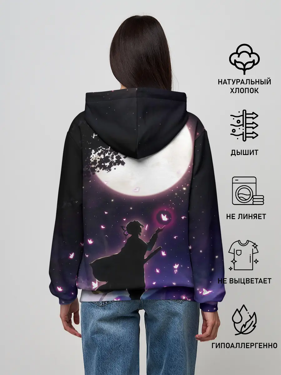 Женское худи / Шинобу Кочо Клинок демонов