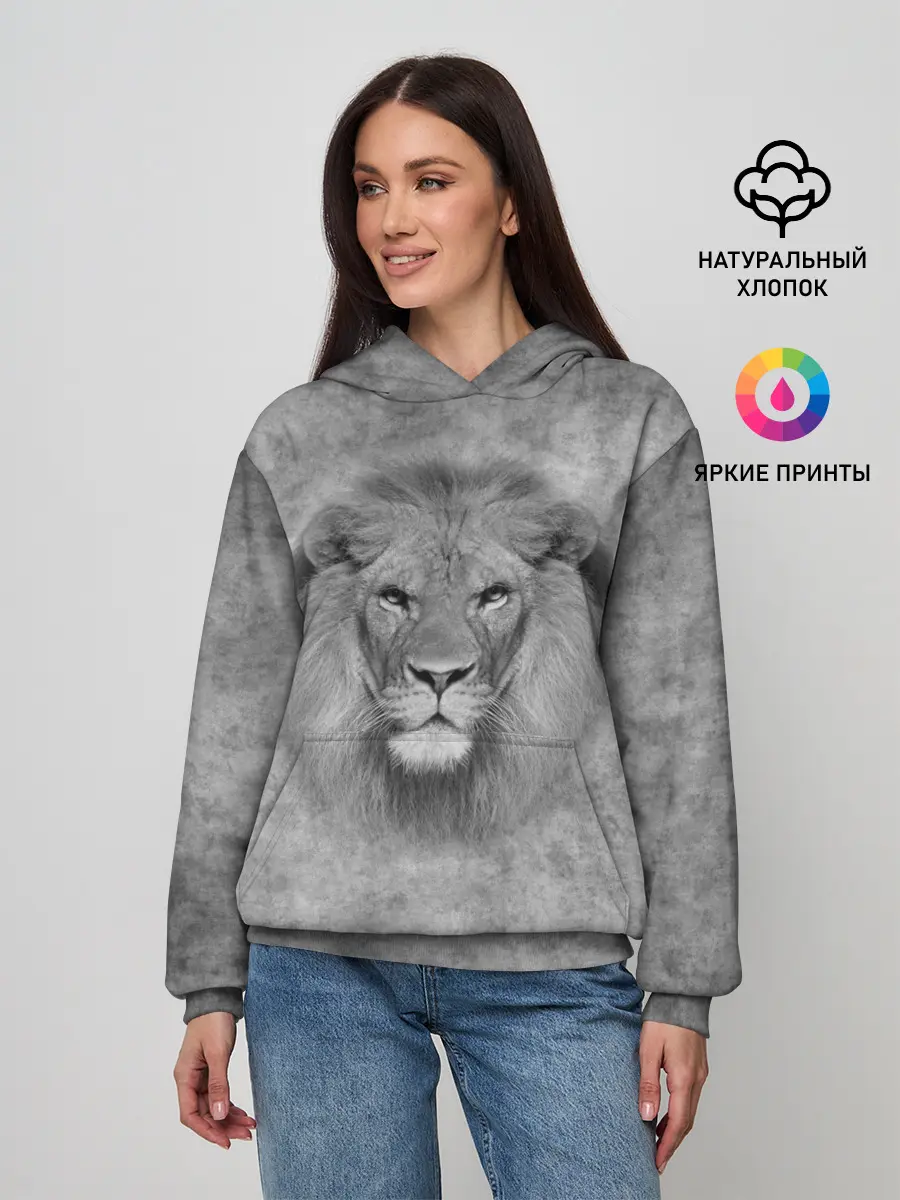 Женское худи / Лев