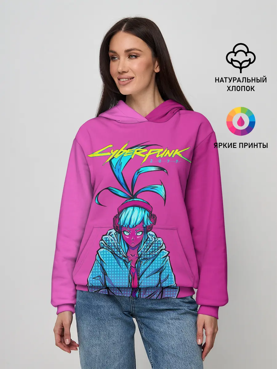 Женское худи / Cyberpunk 2077