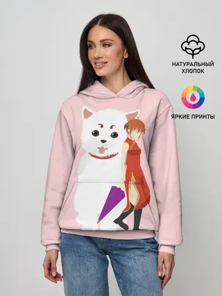 Женское худи / Кот Гинтама
