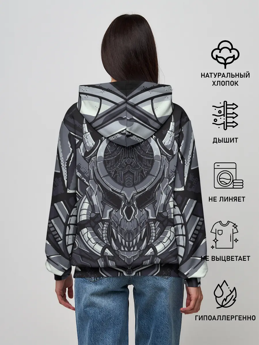 Женское худи / Механический робот