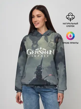 Женское худи / Genshin impact | Noelle