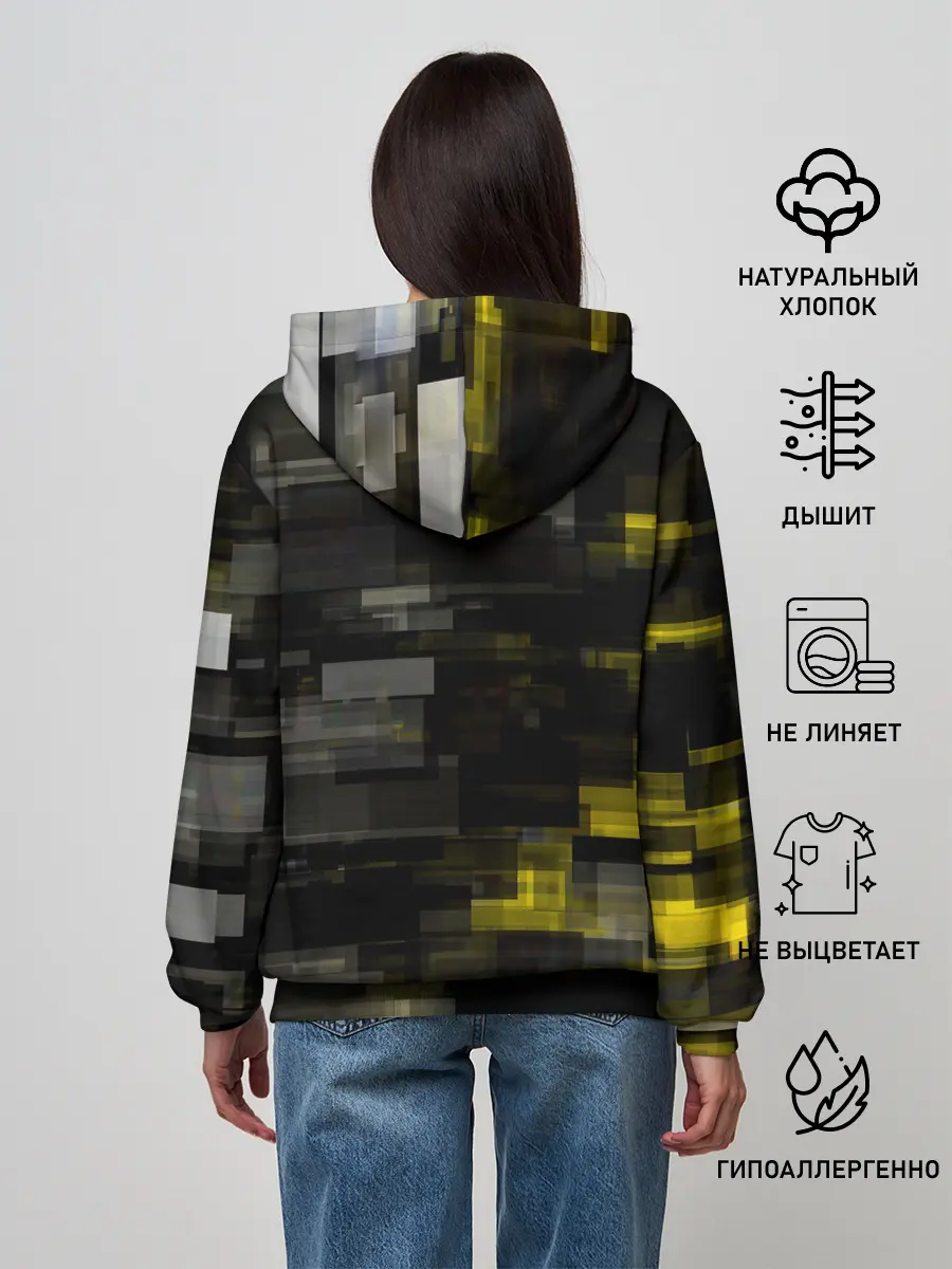 Женское худи / MILITECH камуфляж Cyberpunk 2077