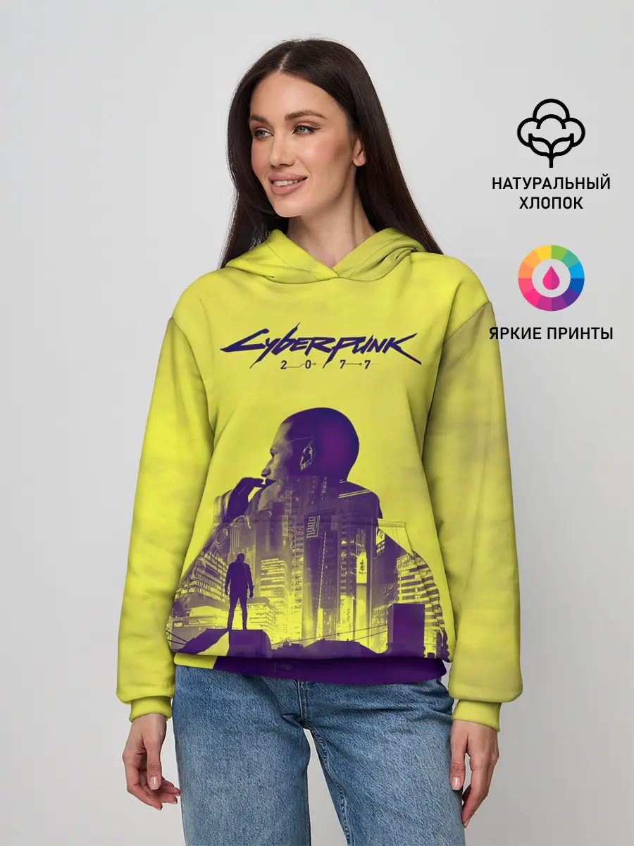 Женское худи / Cyberpunk 2077