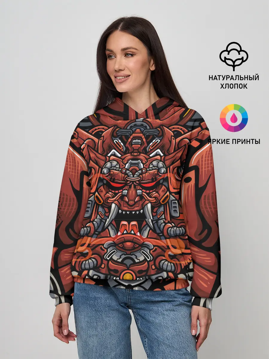Женское худи / Cyber Samurai