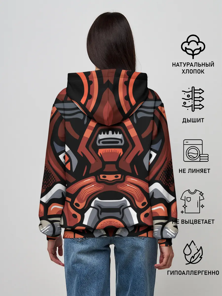 Женское худи / Cyber Samurai