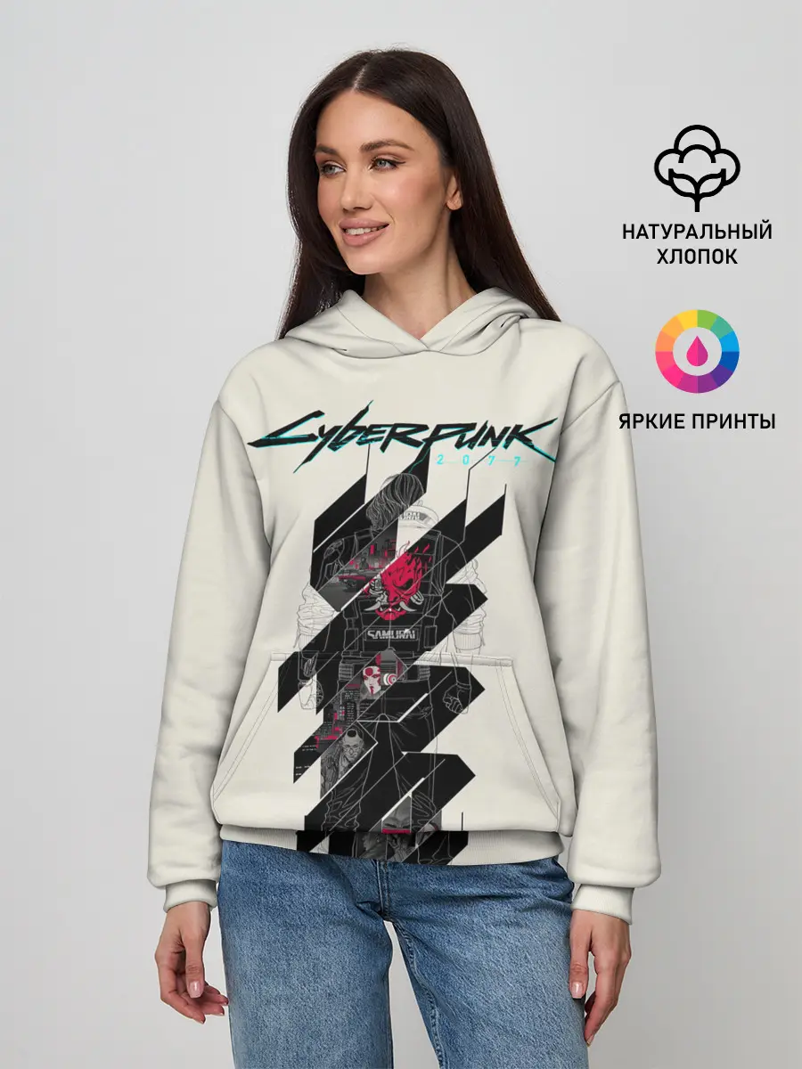 Женское худи / Cyberpunk 2077