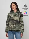 Женское худи / Камуфляж Land Rover