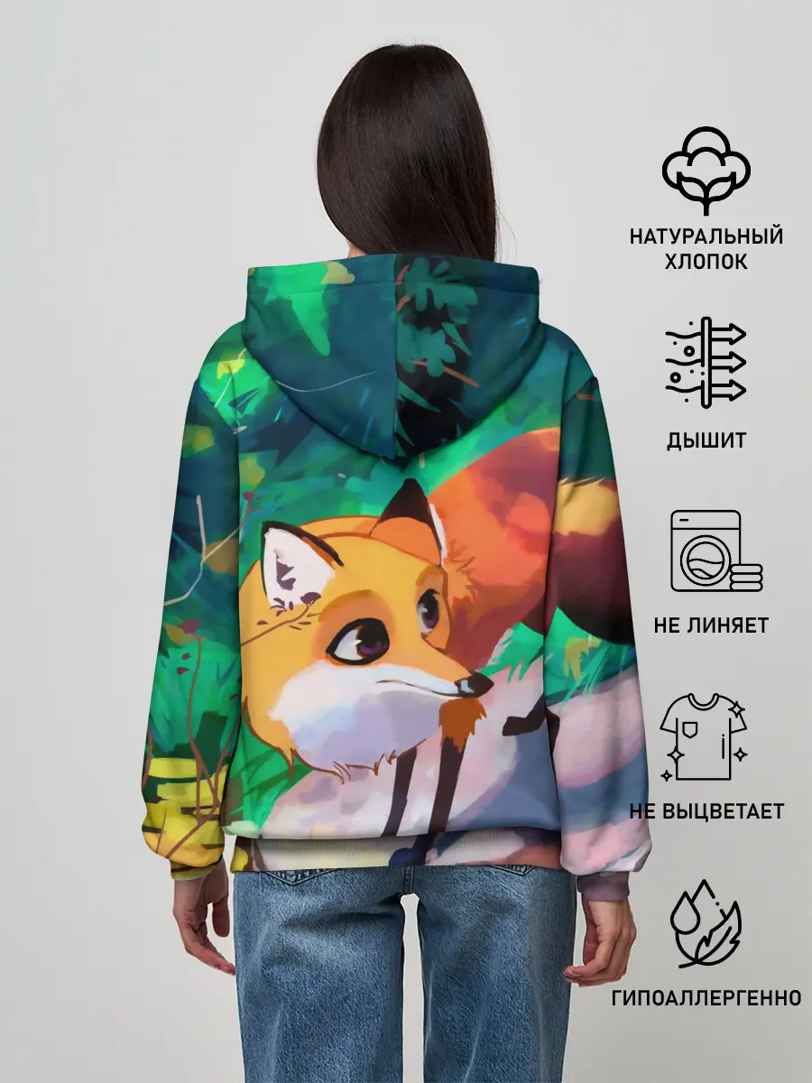 Женское худи / Лисичка